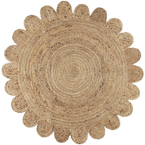 Flower Jute Rug