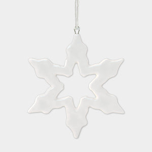 Porcelain Hanger-Outline Snowflake