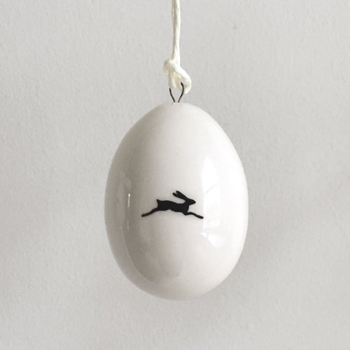 Porcelain egg-Bunnies