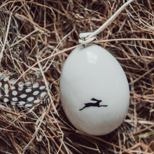 Porcelain egg-Bunnies