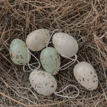 Set of 6 Hanging Easter Eggs