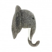 Elephant Head with Trunk Up (semi)