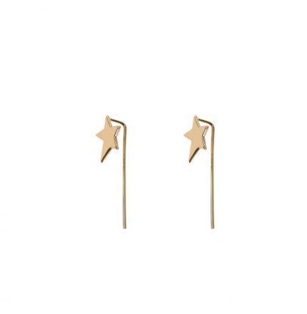 Chara Mini Star Pull Through Earrings
