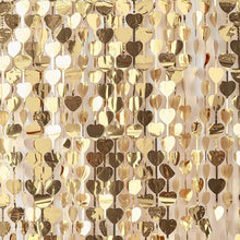 Gold Heart Party Backdrop