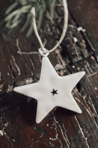 Porcelain Hanger-Small Star
