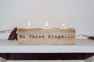 We Three Kings Candle Holder