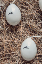 Porcelain egg-Bunnies