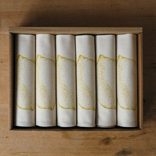 Lemon Napkin Gift Set