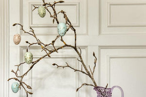 Set of 6 Hanging Easter Eggs