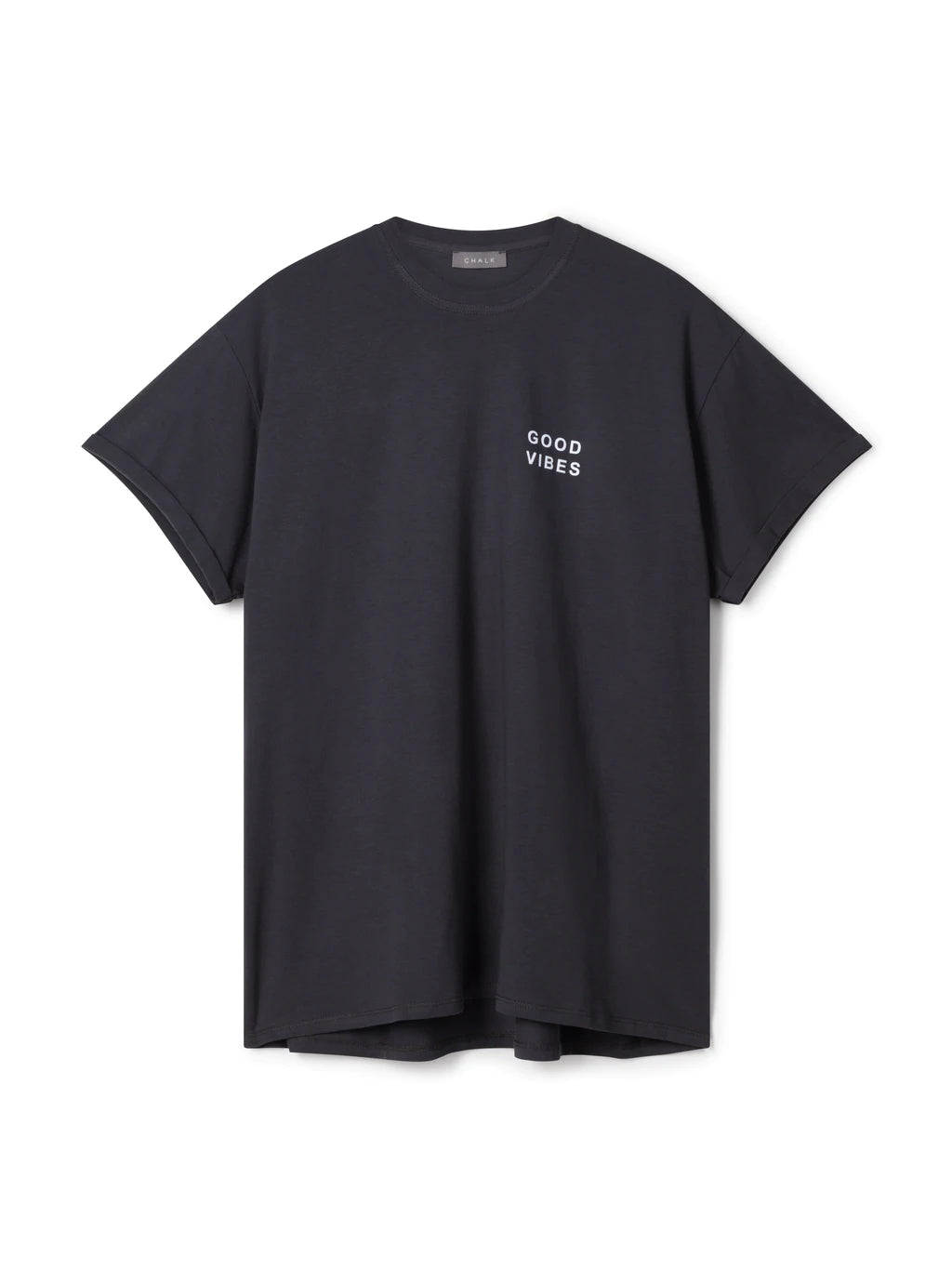 May T Shirt | Charcoal | Script