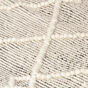 Cream & Black Diamond Pattern Runner
