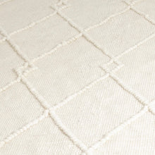 Cream Diamond Pattern Rug