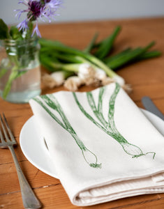 Spring Vegetable Napkin Gift Set