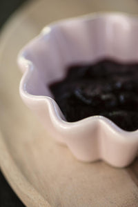 Scalloped Ceramic Dish- Blush