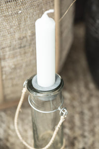 White Short Dinner Candle