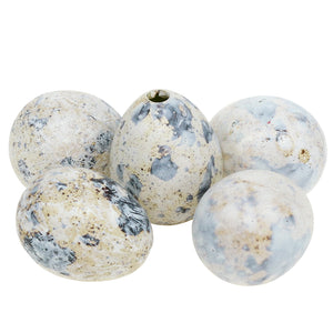 Box of 12 Quail Egg's - White Marbled