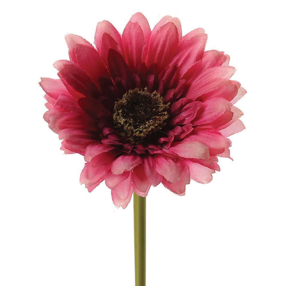Faux Gerbera Dark Pink