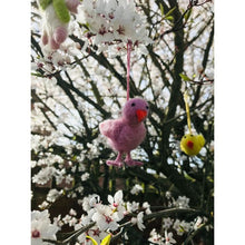 Handmade Needle Felt Hanging Easter Chick Decoration