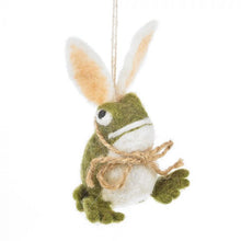 Handmade Felt Easter Toad Hanging Decoration