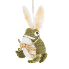 Handmade Felt Easter Toad Hanging Decoration
