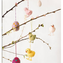 Handmade Needle Felt Hanging Easter Chick Decoration