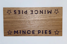 Mince Pies Oak Serving Board