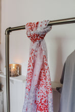 Watercolour Painted Leopard Print Scarf