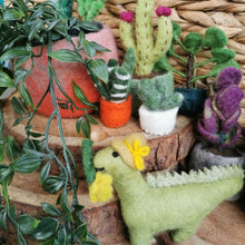 Handmade Felt Daphne Dinosaur Hanging Easter Decoration