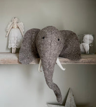 Elephant Head with Trunk Up (semi)