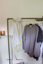 Yellow Pom Pom Scarf
