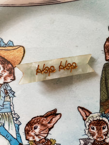 Hop Hop acrylic clip
