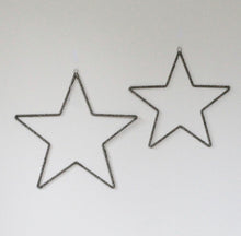 Glass Beaded Silver Star