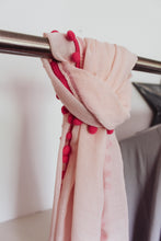 Aztec Pom Pom Scarf