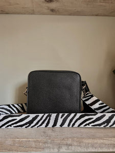 Black & White Zebra Bag Strap