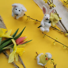 Handmade Felt Delilah Bunny Hanging Easter Decoration