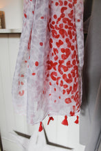 Watercolour Painted Leopard Print Scarf