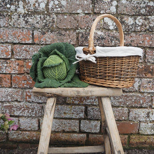 The Country Basket With White Lining