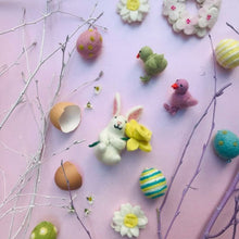 Handmade Felt Delilah Bunny Hanging Easter Decoration
