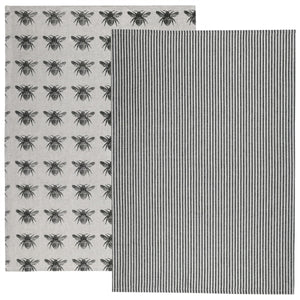 Recycled Honey Bee Tea Towel 2 Pack